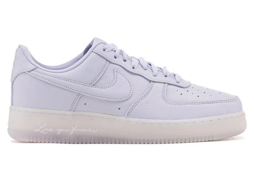 Nike NOCTA Air Force 1 Low - Palest Purple/Metallic Silver/Cobalt Tint - CZ8065-500