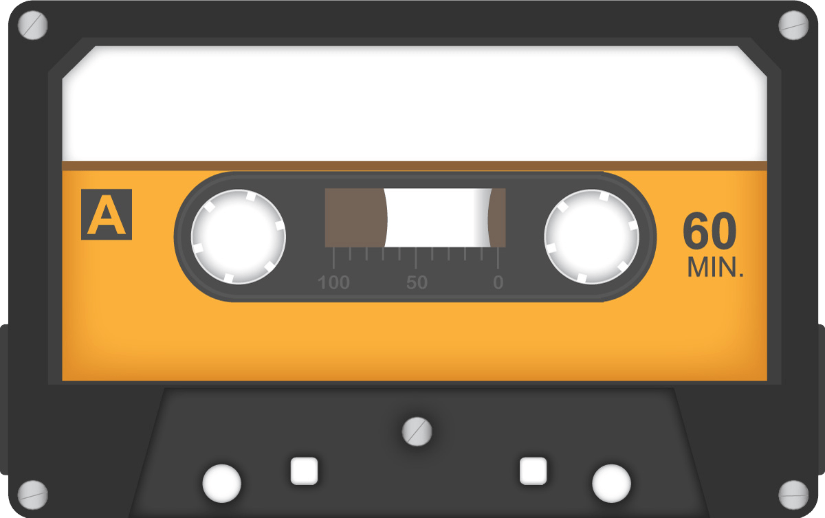 Retro Cassette Tape Clipart Transparent Png Hd Vintage Old Cassette ...