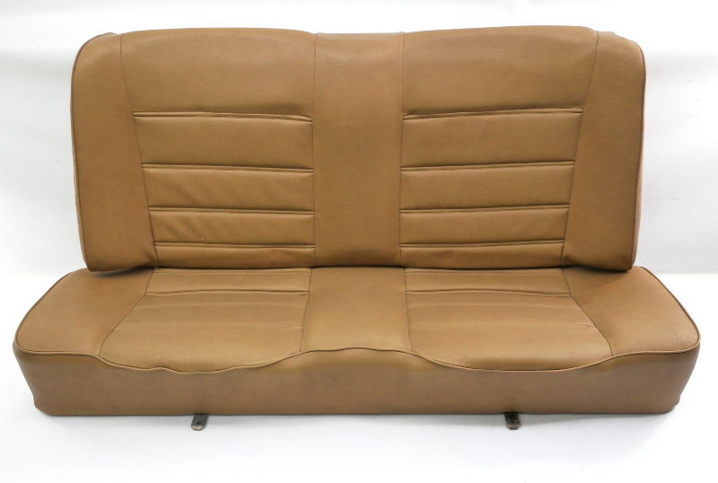 Rear Back Seat 80-93 VW Cabriolet Rabbit Convertible MK1 Brown Vinyl - Genuine