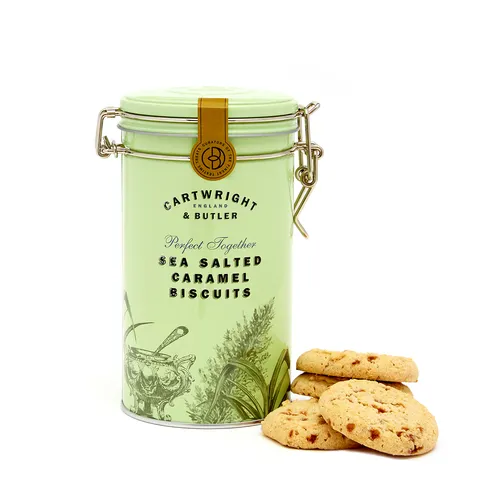 Cartwright & Butler Sea Salted Caramel Biscuits Tin 