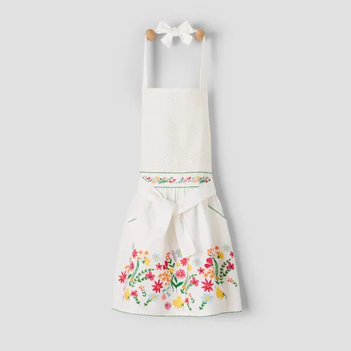 Sur La Table Children's Fleur Embroidered Apron