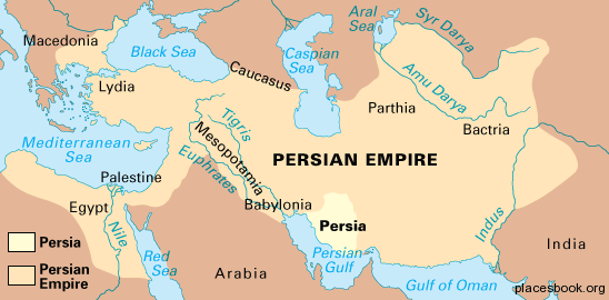 Persian Empire Map Timeline