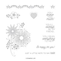 A Little Lace Cling Stamp Set