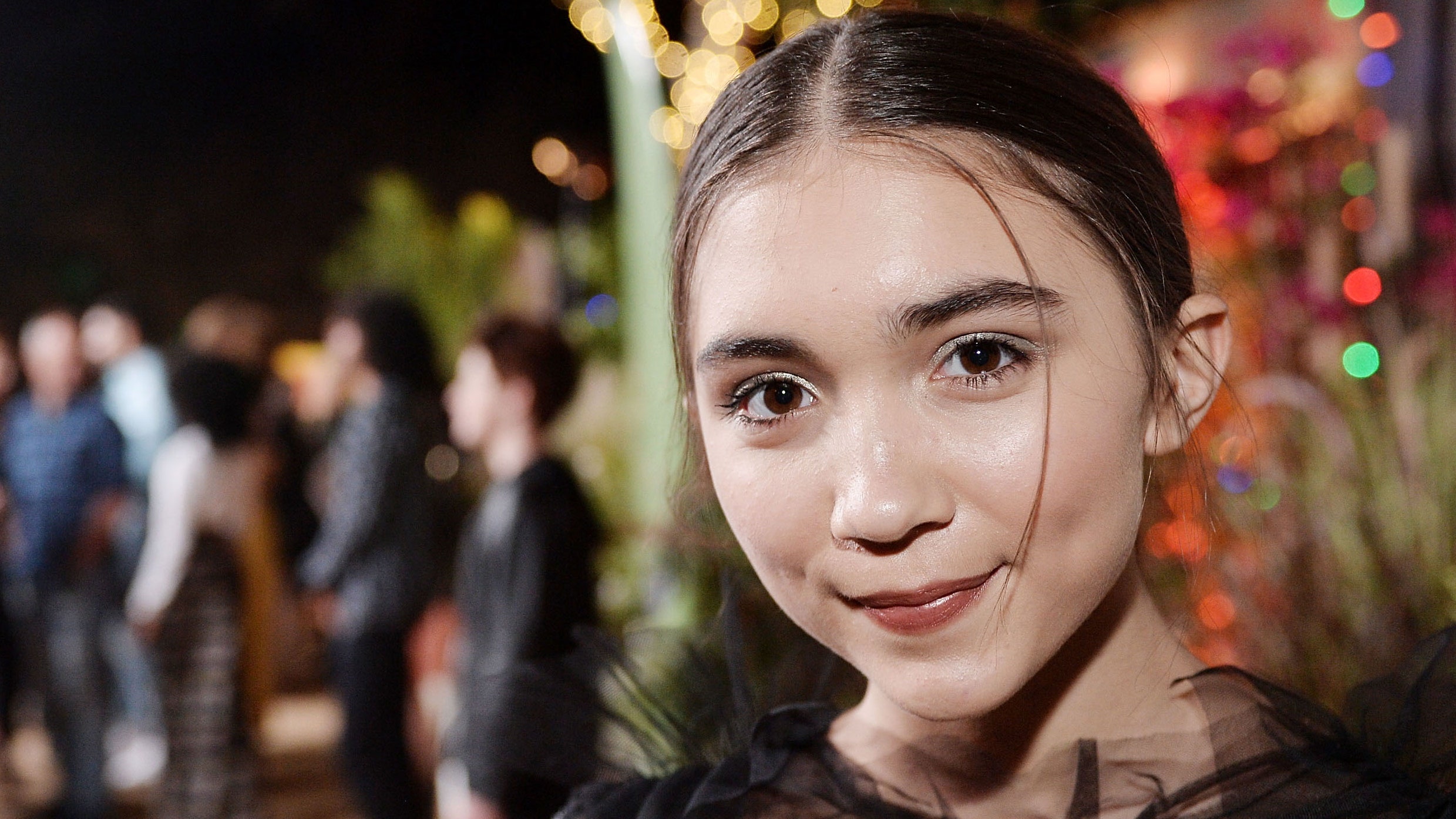 This image may contain Rowan Blanchard Human Person Clothing Apparel and Face