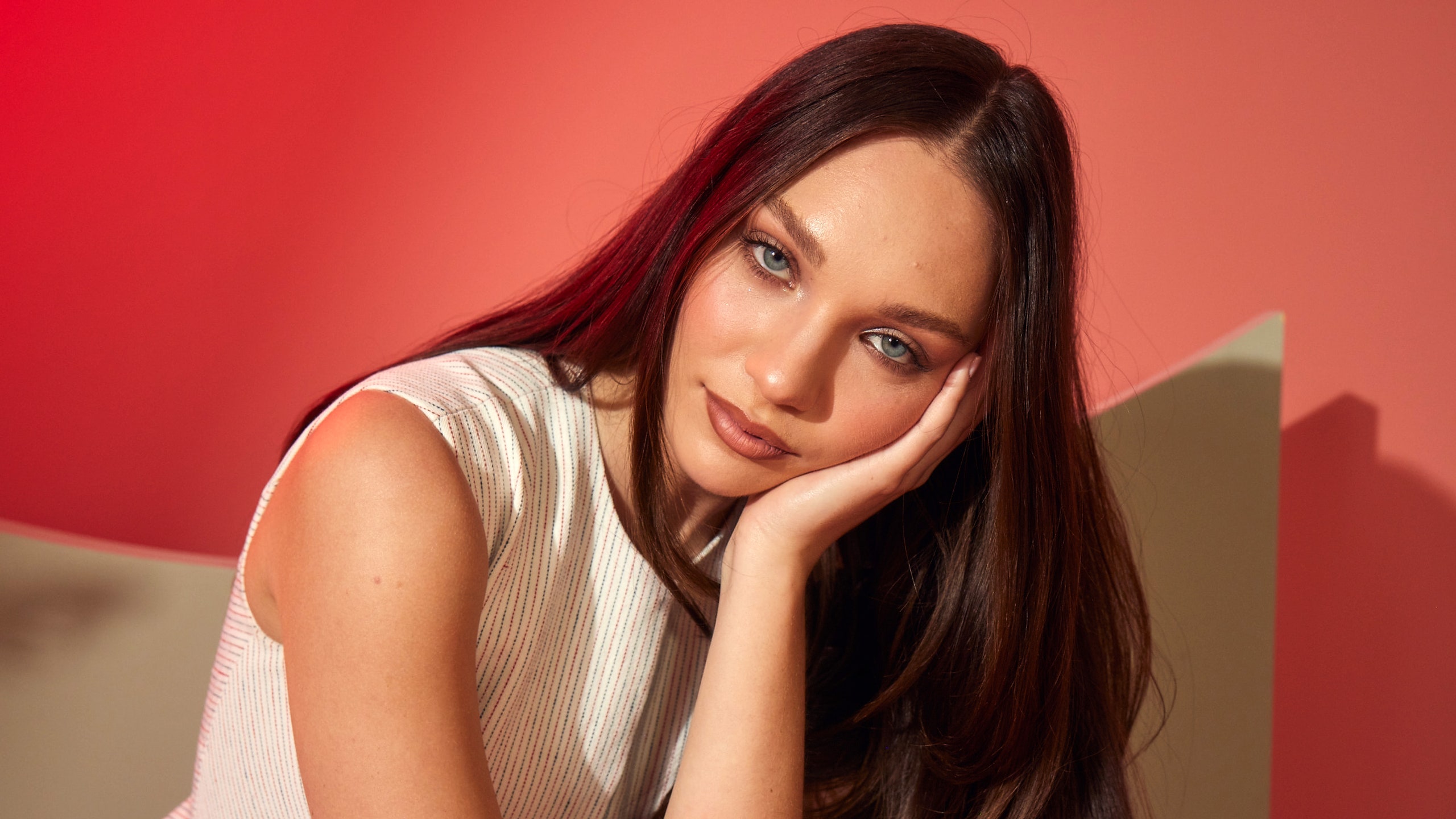 AUSTIN TEXAS  MARCH 12 Maddie Ziegler visits the IMDb Portrait Studio at SXSW 2023 on March 12 2023 in Austin Texas.