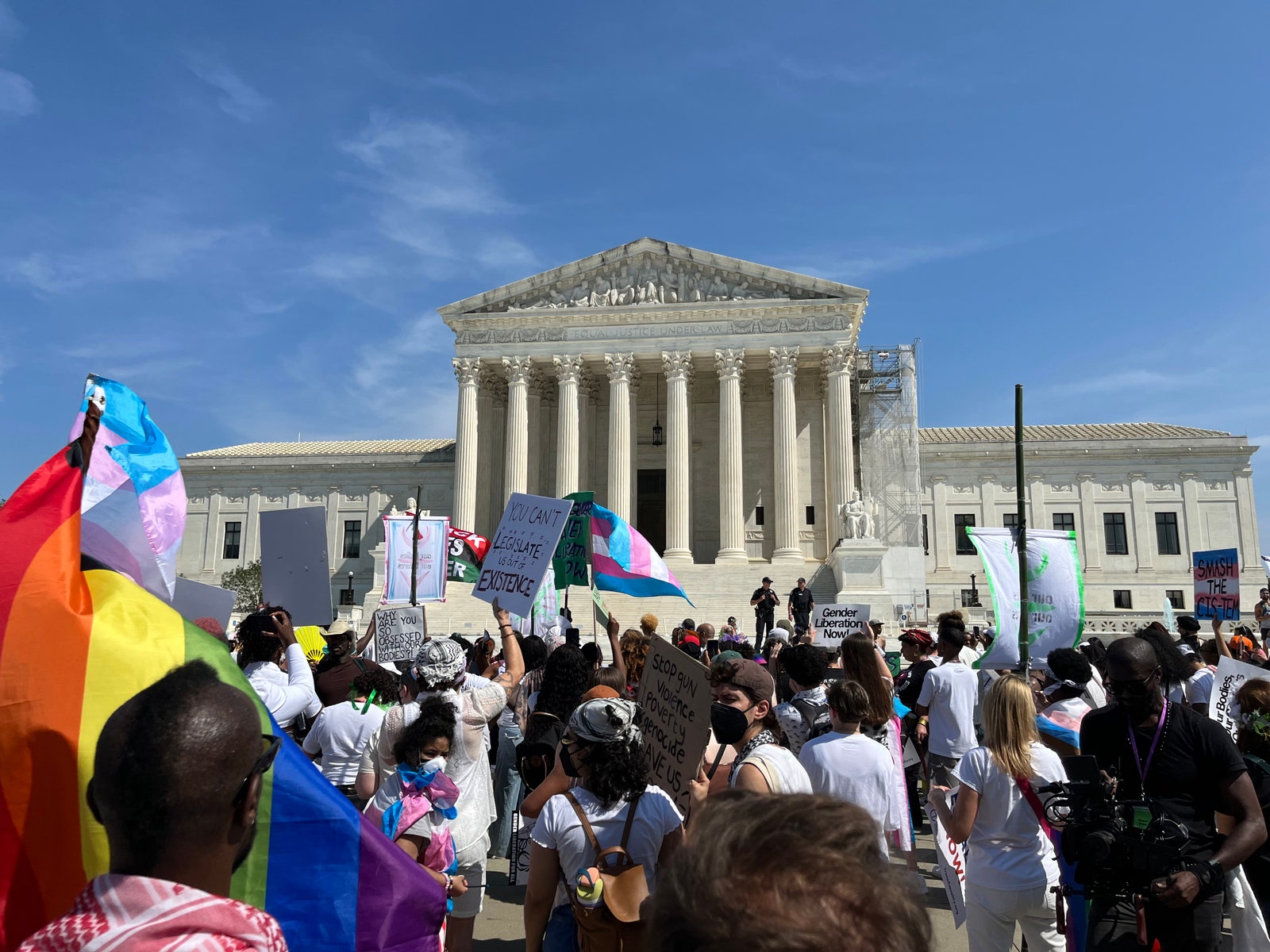 Gender Liberation March in front of the Supreme Court