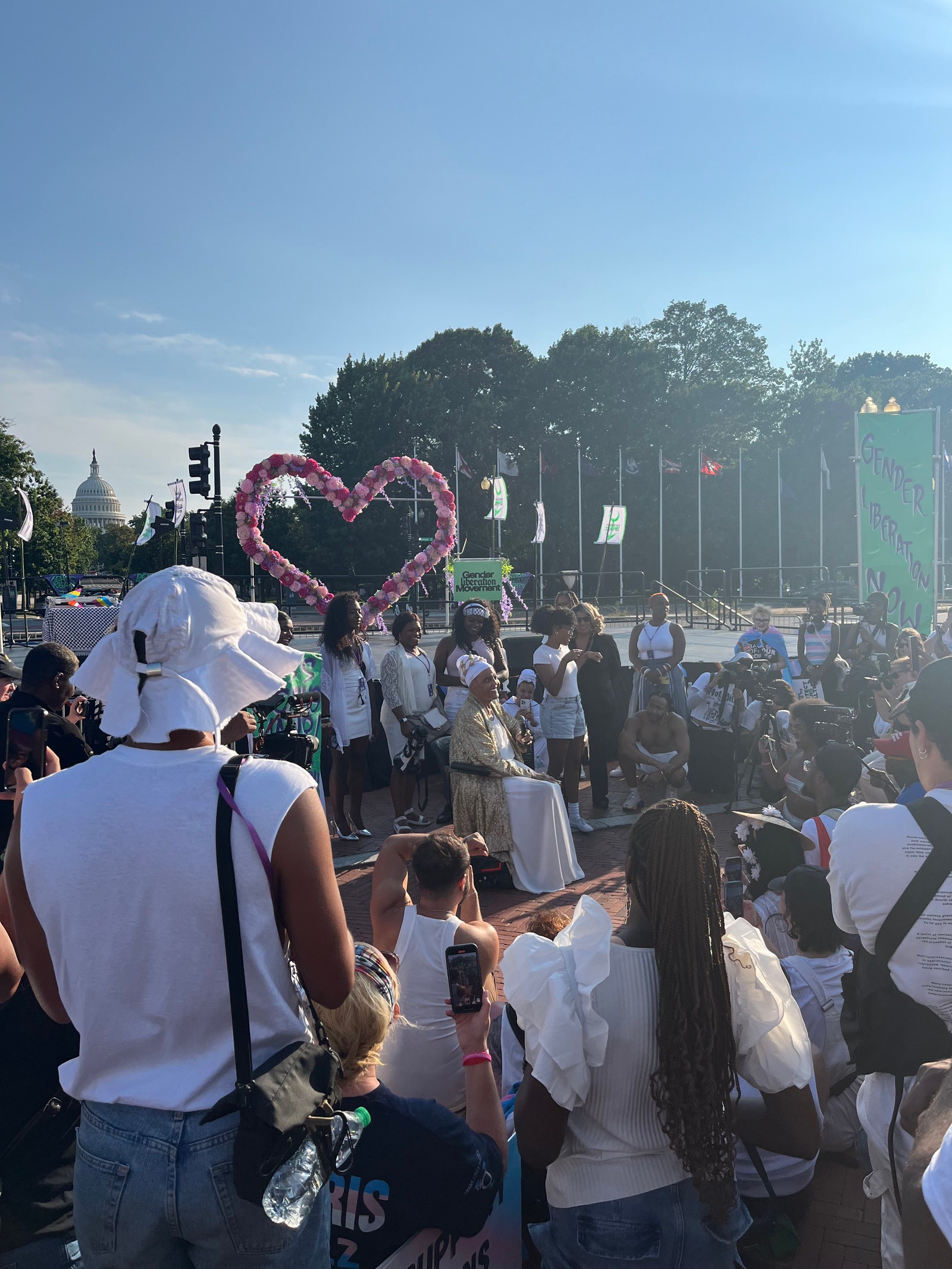 Miss Major speaks at the Gender Liberation March