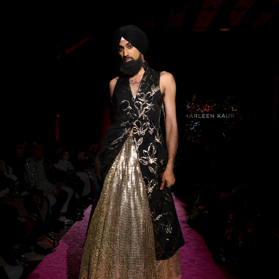 Designer Harleen Kaur and Model Sunny Singh Boparai on Making Space for Trans and Gender Expansive Sikhs Through Fashion