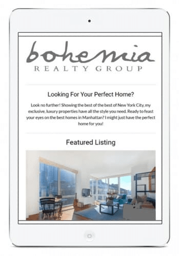 Example of direct real estate email by LYFE Marketing