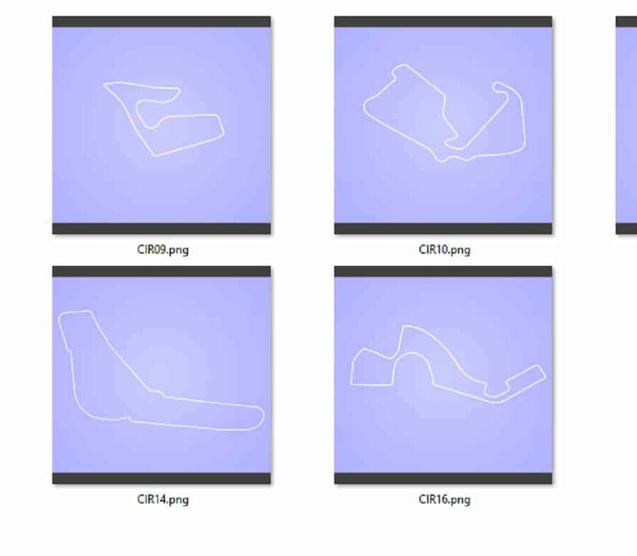 circuit layout f1 Belgium GP - Spa-Francorchamps Track Art