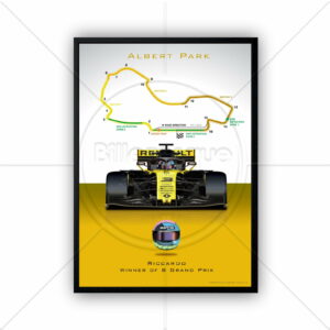 Formula 1 Custom Driver and Circuit poster from the F1 Posters & Prints store collection.