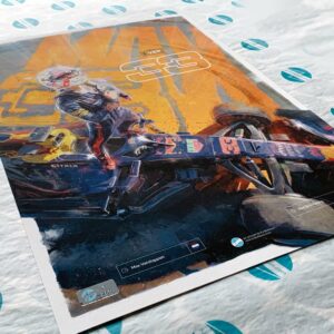 Max Verstappen, Red Bull Racing Formula 1 Wall Art – Limited edition of 250 from the F1 Posters & Prints store collection.