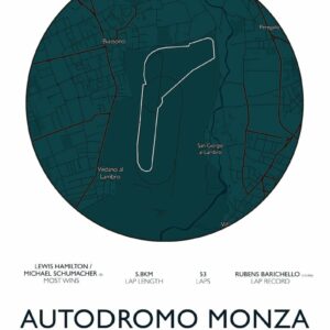 CHOOSE YOUR OWN - Grand Prix Track Map Formula 1 Wall Print/Poster Art from the F1 Posters & Prints store collection.