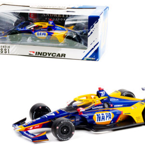 Dallara IndyCar #27 Alexander Rossi "NAPA Auto Parts" Andretti Autosport "NTT IndyCar Series" (2021) 1/18 Diecast Model Car by Greenlight by Diecast Mania