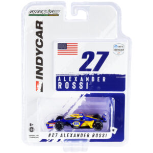 Dallara IndyCar #27 Alexander Rossi "NAPA Auto Parts" Andretti Autosport "NTT IndyCar Series" (2021) 1/64 Diecast Model Car by Greenlight by Diecast Mania