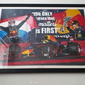 Max Verstappen Red Bull F1 - Limited Edition Print. Formula One Racing, Motorsport wall art, F1 artwork gift, Car poster decor F1 Posters & Prints by Ian Salmon Art