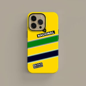 Formula 1 Ayrton Senna Helmet Phone case F1 Phone Cases by DIZZY CASE