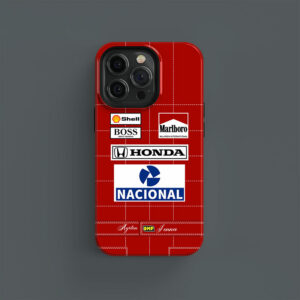 Ayrton Senna 1988 McLaren F1 MP 4/4 Phone Case & covers F1 Phone Cases by DIZZY CASE