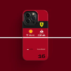 Scuderia Ferrari Liveries Charles Leclerc #essereFerrari Phone cases F1 Phone Cases by DIZZY CASE