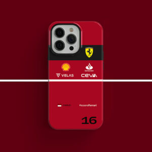 Scuderia Ferrari Liveries Charles Leclerc #essereFerrari Phone cases F1 Phone Cases by DIZZY CASE