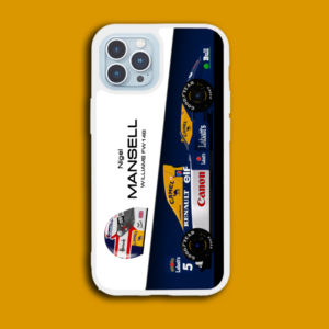 Nigel Mansell 1992 Williams FW14B F1 iPhone Samsung Galaxy Phone Case - Scuderia GP F1 Phone Cases by ScuderiaGP