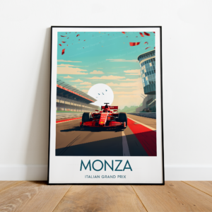 Monza poster, Italian Grand Prix, Autodromo Nazionale Monza artwork, F1 print , Fan art F1 Posters & Prints by ToucanArtwork