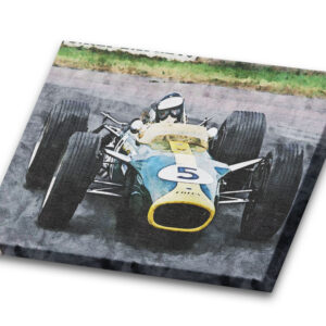 Jim Clark Classic F1 Watercolour Canvas Print From An Original Paitning Formula 1 Prints Formula One Wall Art Fine Artwork Motorsport from the F1 Posters & Prints store collection.