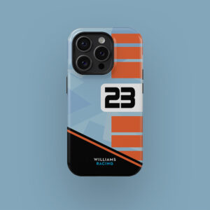 Williams Gulf livery Alex Albon Phone Case F1 Phone Cases by DIZZY CASE