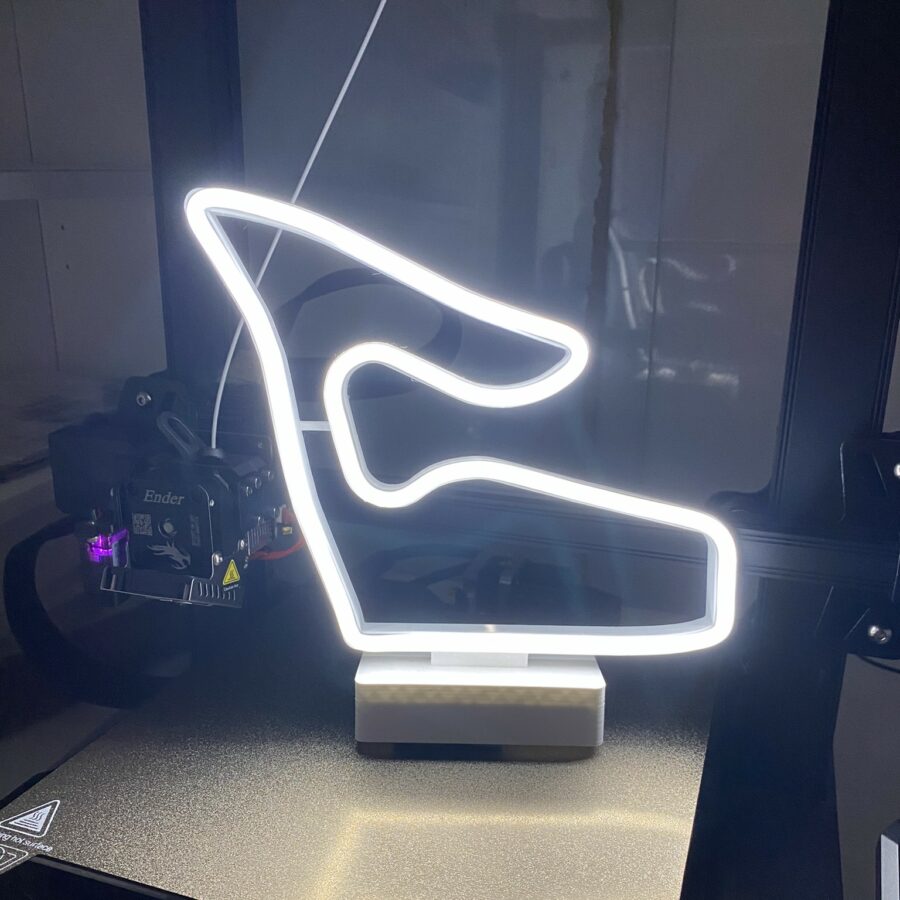 Formula 1 Race Track Neon Light Lamp from the F1 Posters & Prints store collection.