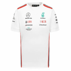 2023 Mercedes AMG Petronas Driver Tee (White) - Small Adults  by Race Crate