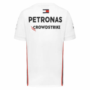 2023 Mercedes AMG Petronas Driver Tee (White) - Small Adults  by Race Crate