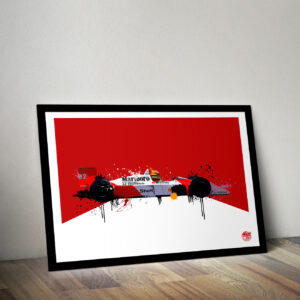 Ayrton Senna McLaren MP4 4 F1 print - Various Sizes. F1 gifts, Formula 1 Wall Art, Formula 1 poster, F1 artwork, Motorsport gift F1 Posters & Prints by Fueled.art