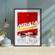 McLaren MP4/4 Poster, F1, Formula 1, Ayrton Senna, F1 Merch, Poster, Print, Wall Art, McLaren Racing, Alain Prost