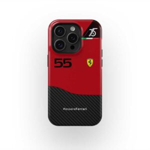 Scuderia Ferrari F1-75 livery Carlos Sainz iPhone cases F1 Phone Cases by DIZZY CASE