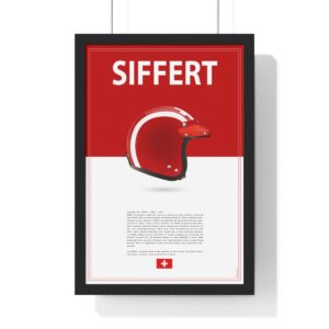 Jo Siffert Racing Helmet Framed from the F1 Posters & Prints store collection.