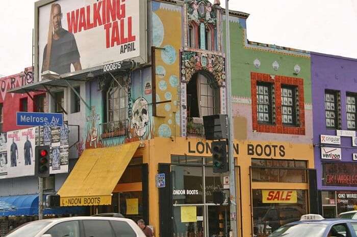 Shopping at Melrose Avenue