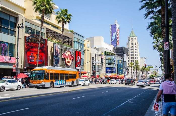 shopping street LA