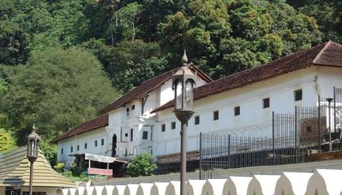 royal palace of Kandy, one of the best places to visit in Kandy.