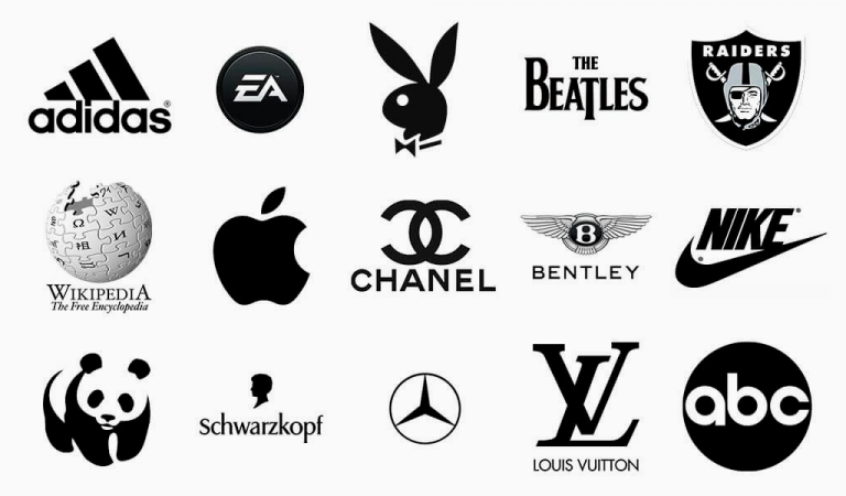 Black logo designs. How to know if the black color is best for your ...