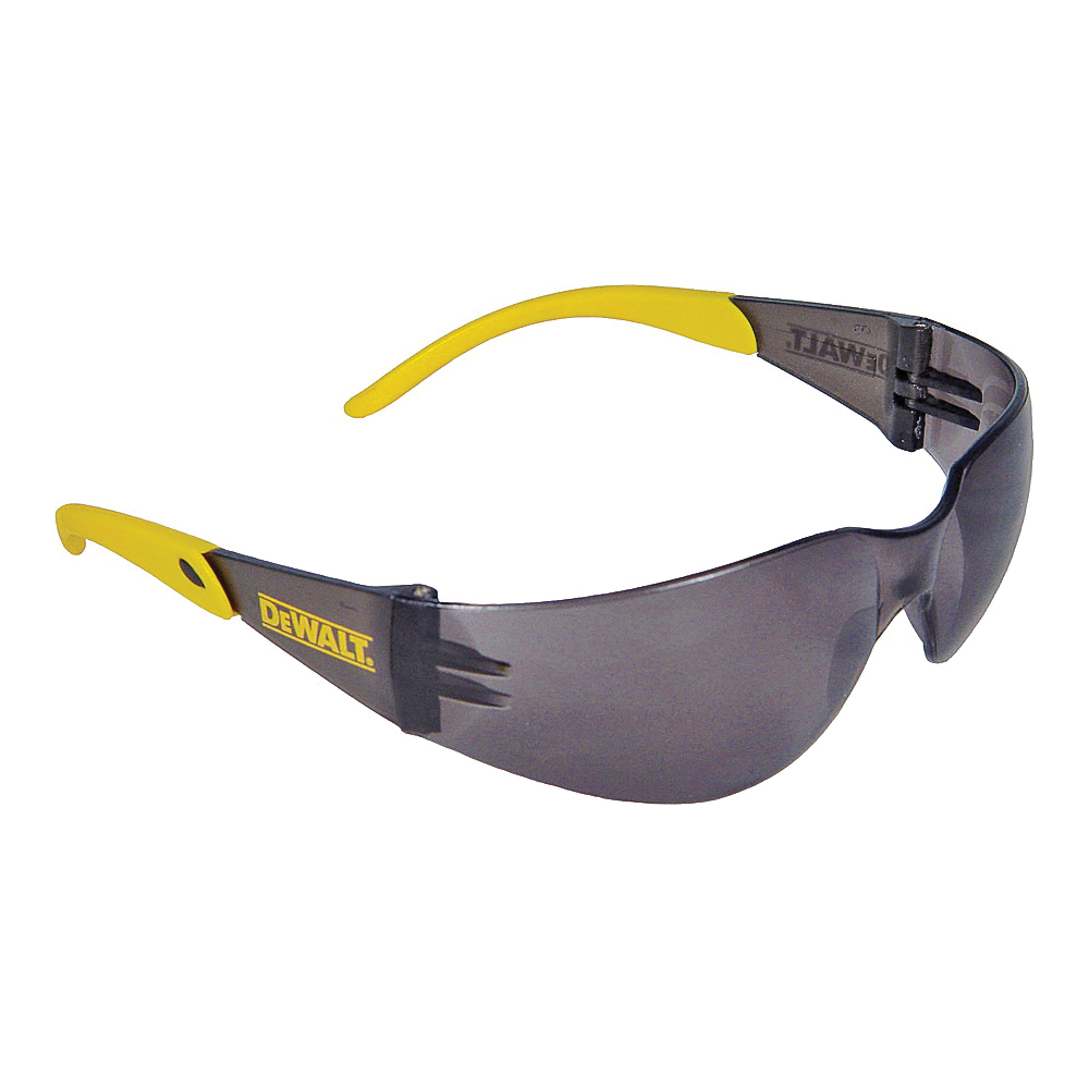 DPG54-2C Safety Glasses, Smoke Lens, Black/Yellow