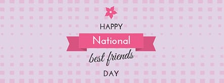 Happy National Best Friends Day Facebook Cover Template