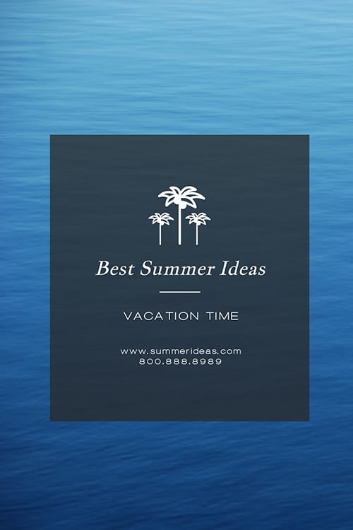 Summer Ideas Template