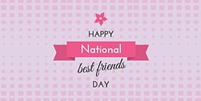 Happy National Best Friends Day Twitter Post Template