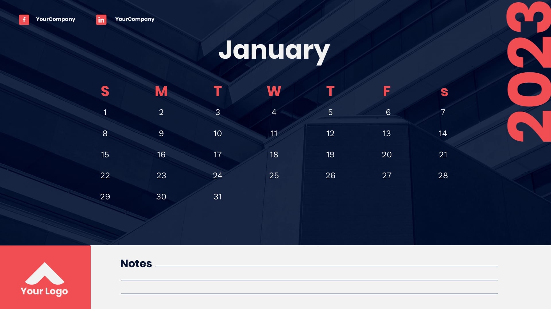 Law Firm Calendar Template