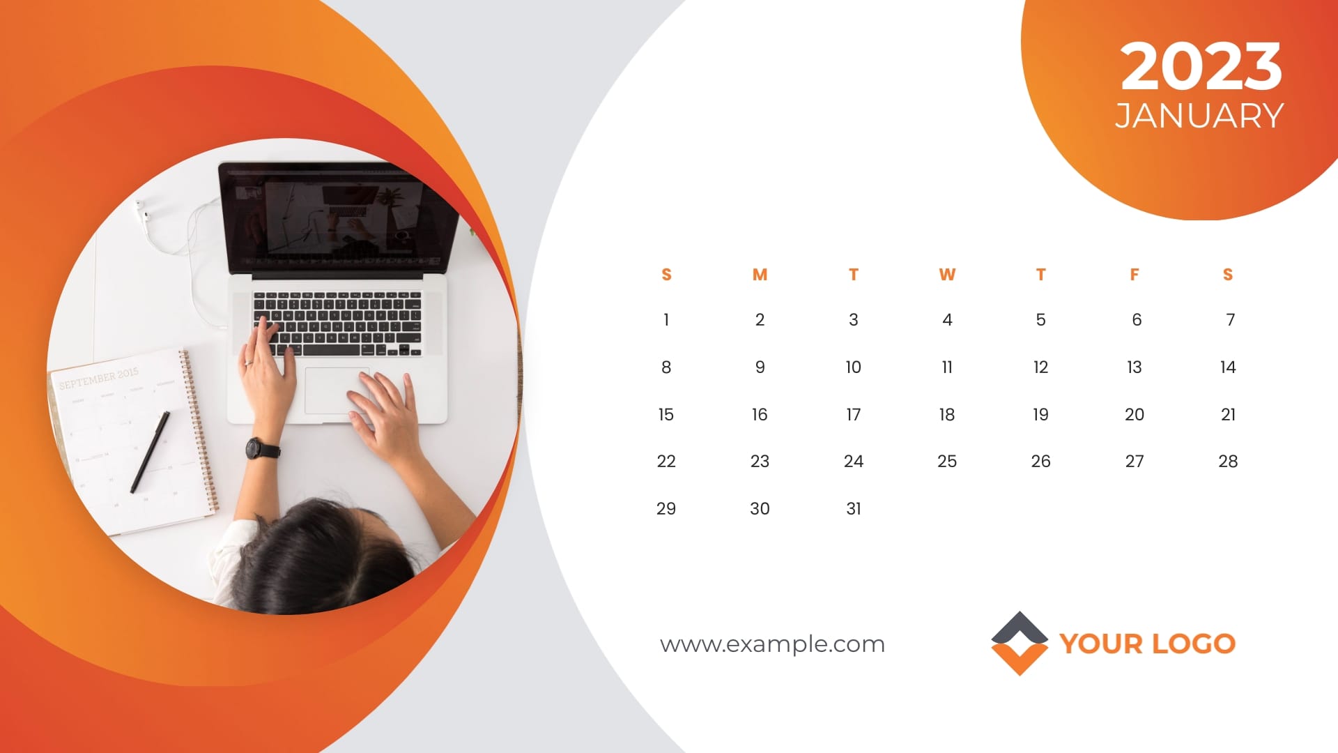 SaaS Company Calendar Template