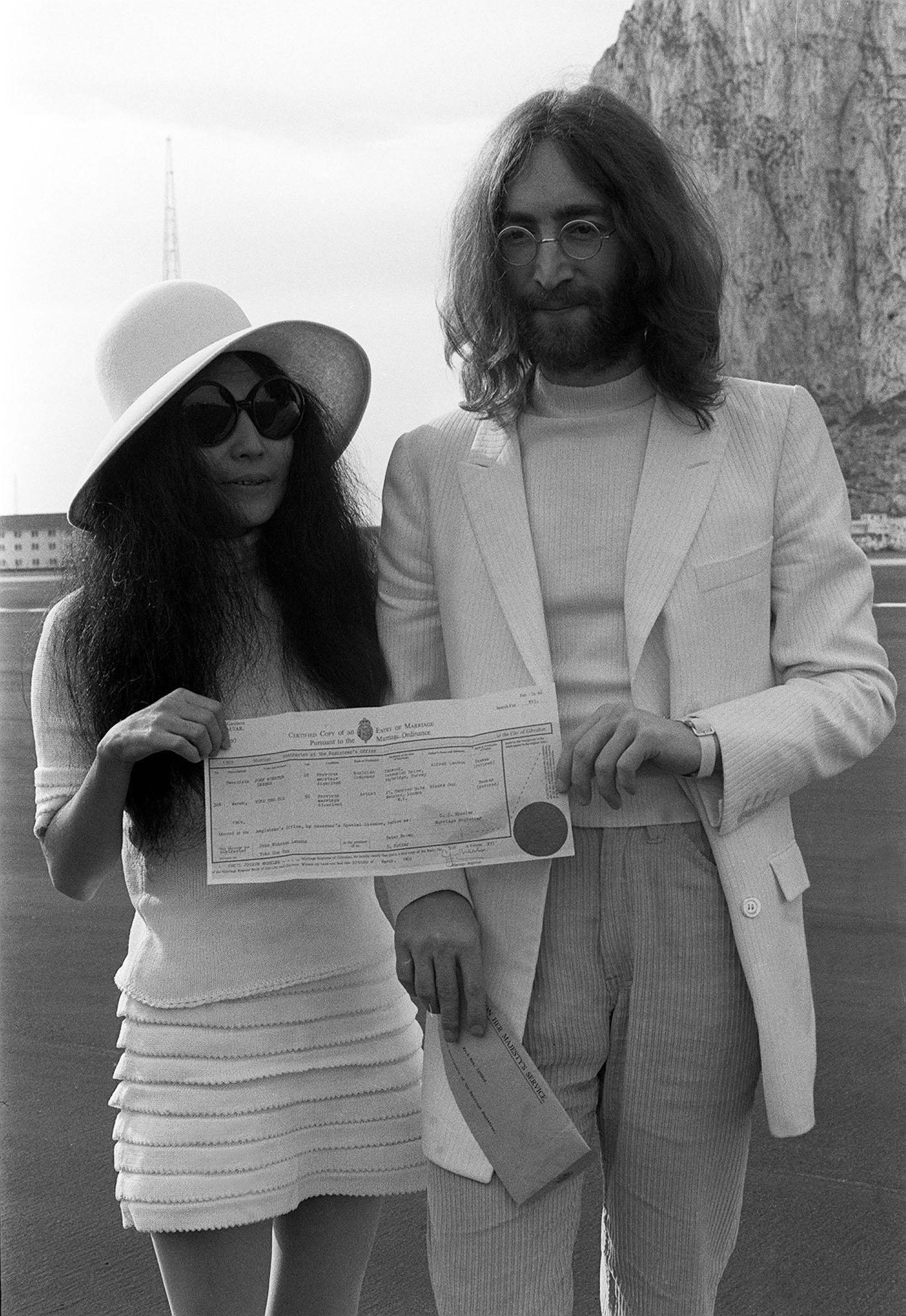 John Lennon & Yoko Ono Married, 1967