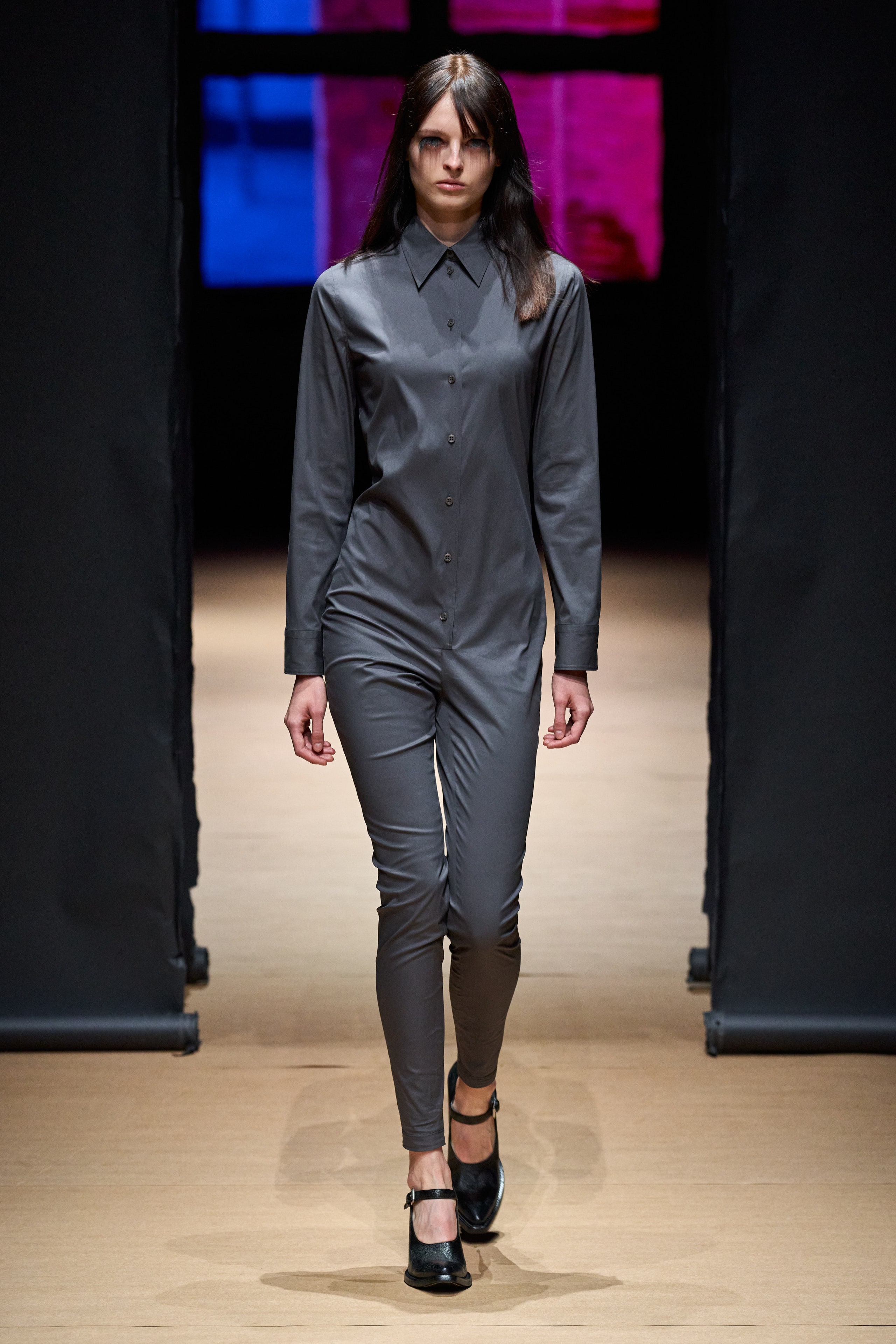 Image may contain Human Person Fashion Runway Clothing and Apparel