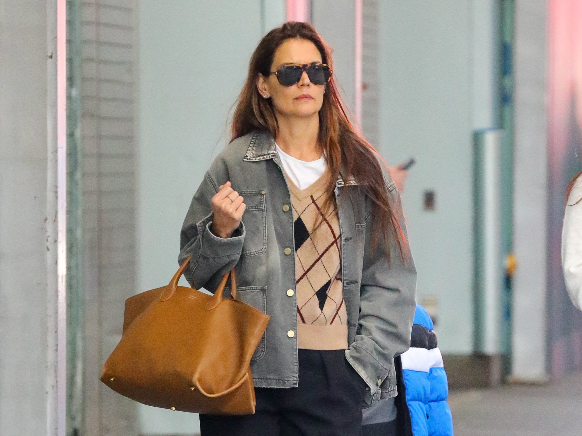 Katie Holmes Finds an Idyllic Transitional Outfit for Fall