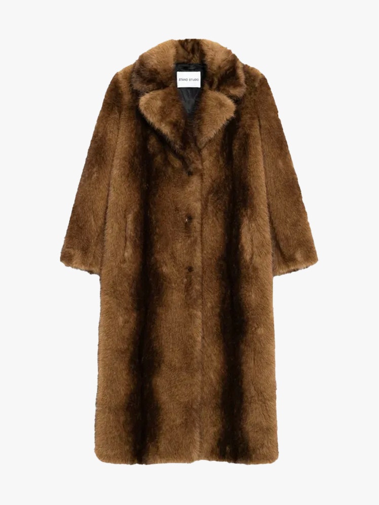 Image may contain Clothing Coat and Fur