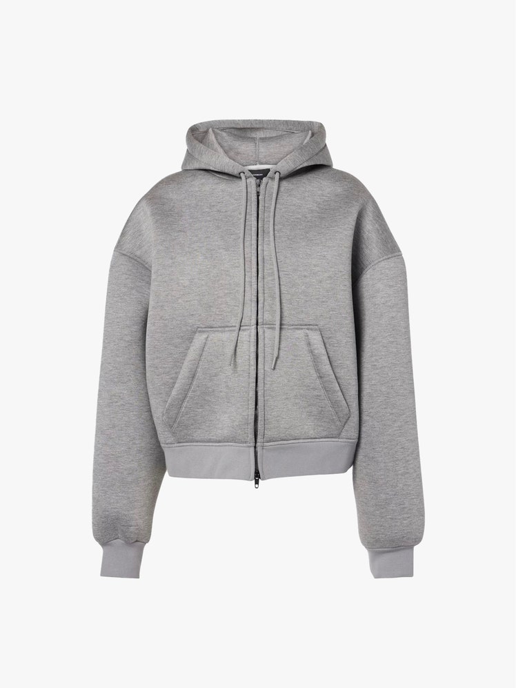 Image may contain Clothing Knitwear Sweater Sweatshirt Hoodie Hood and Fleece